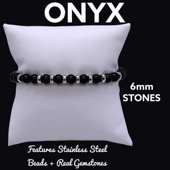 NWT Wool + Pepper Co. ONYX Bracelet - Picture 6 of 14